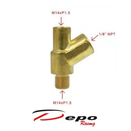 Adaptor Y Senzor Presiune / Temperatură Ulei M14x1.5